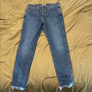 Women's Madewell Blue Skinny High Rise Jeans